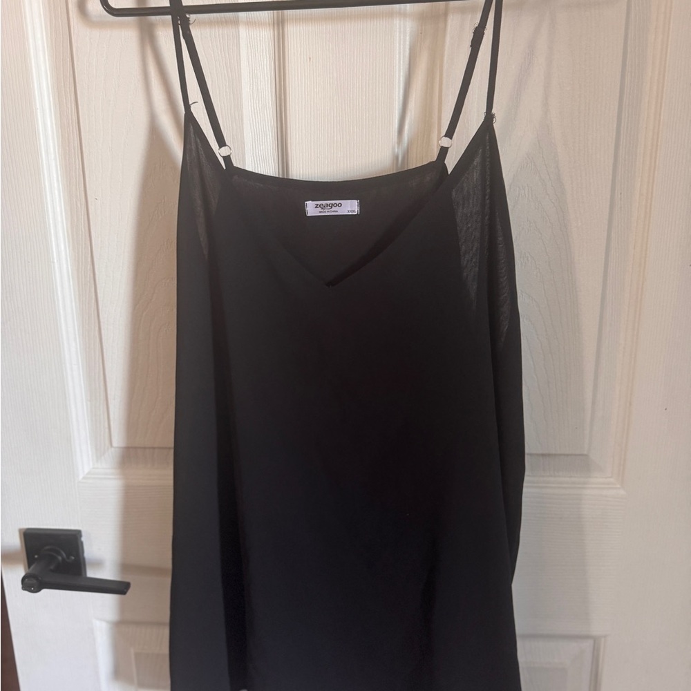 Zeagoo Black V-Neck Camisole